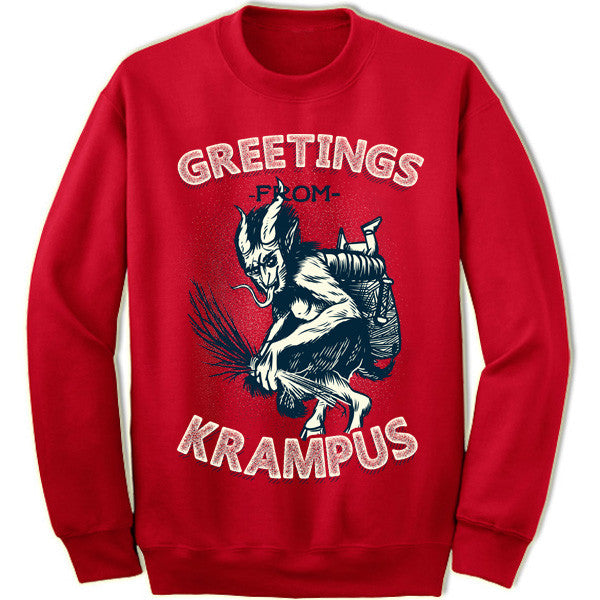 Krampus sweatshirt — Louisville Cream